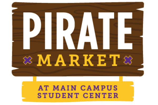 Pirate Market at Main Campus Student Center Logo