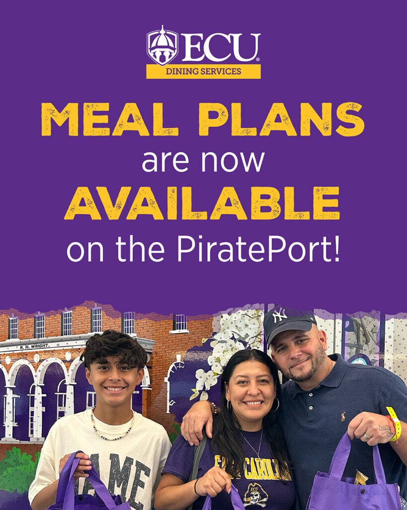 Meal Plans are now available on the PiratePort!